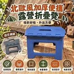 G-一秒收納！北歐風加厚便攜露營折疊凳 商品圖片