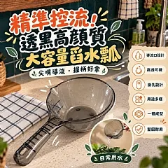 G-精準控流！透黑高顏質大容量舀水瓢*2個