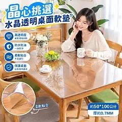 晶心挑選水晶透明桌面軟塾