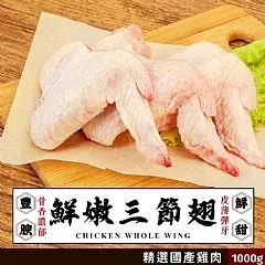 南陽現貨 ✨ 國產生鮮三節翅 1000g