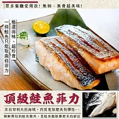 南陽現貨 ✨頂級鮭魚菲力100g-150g